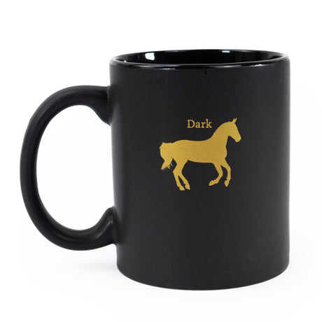 Motif Black Mug in Gift Box - Dark Horse
