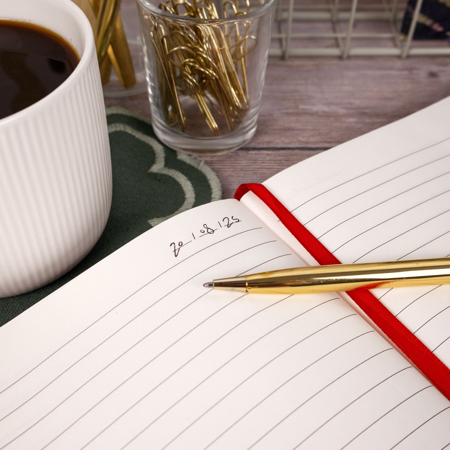 RK Red B5 Journal Notebook – Classic Hardback Design