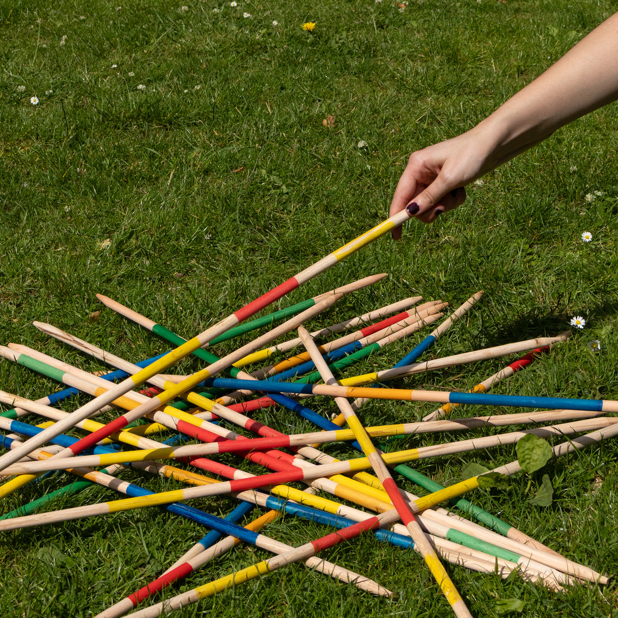 Giant Pick Up Sticks - Wooden Garden Game