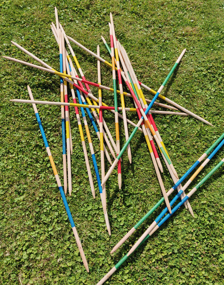 Giant Pick Up Sticks - Wooden Garden Game