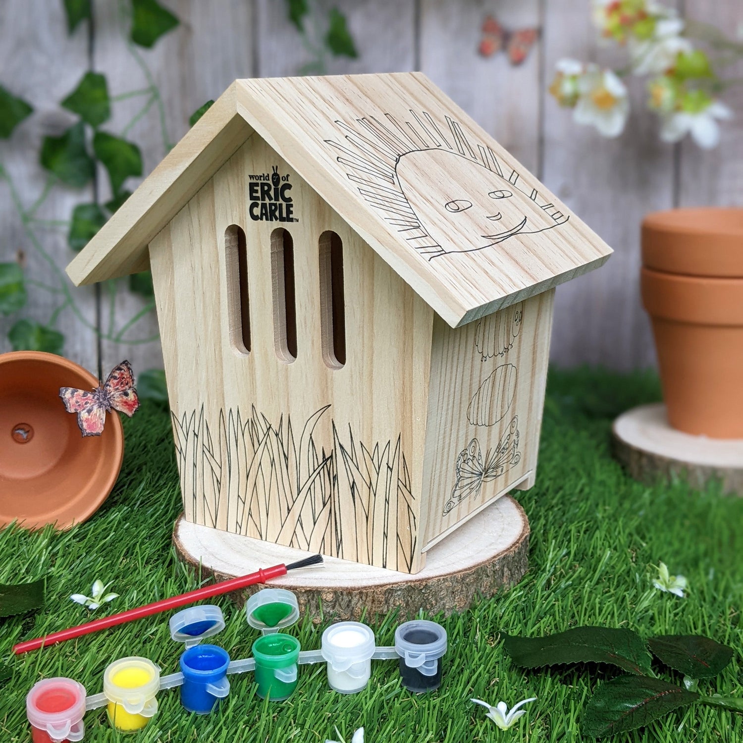 The Very Hungry Caterpillar Paint Your Own Butterfly House
