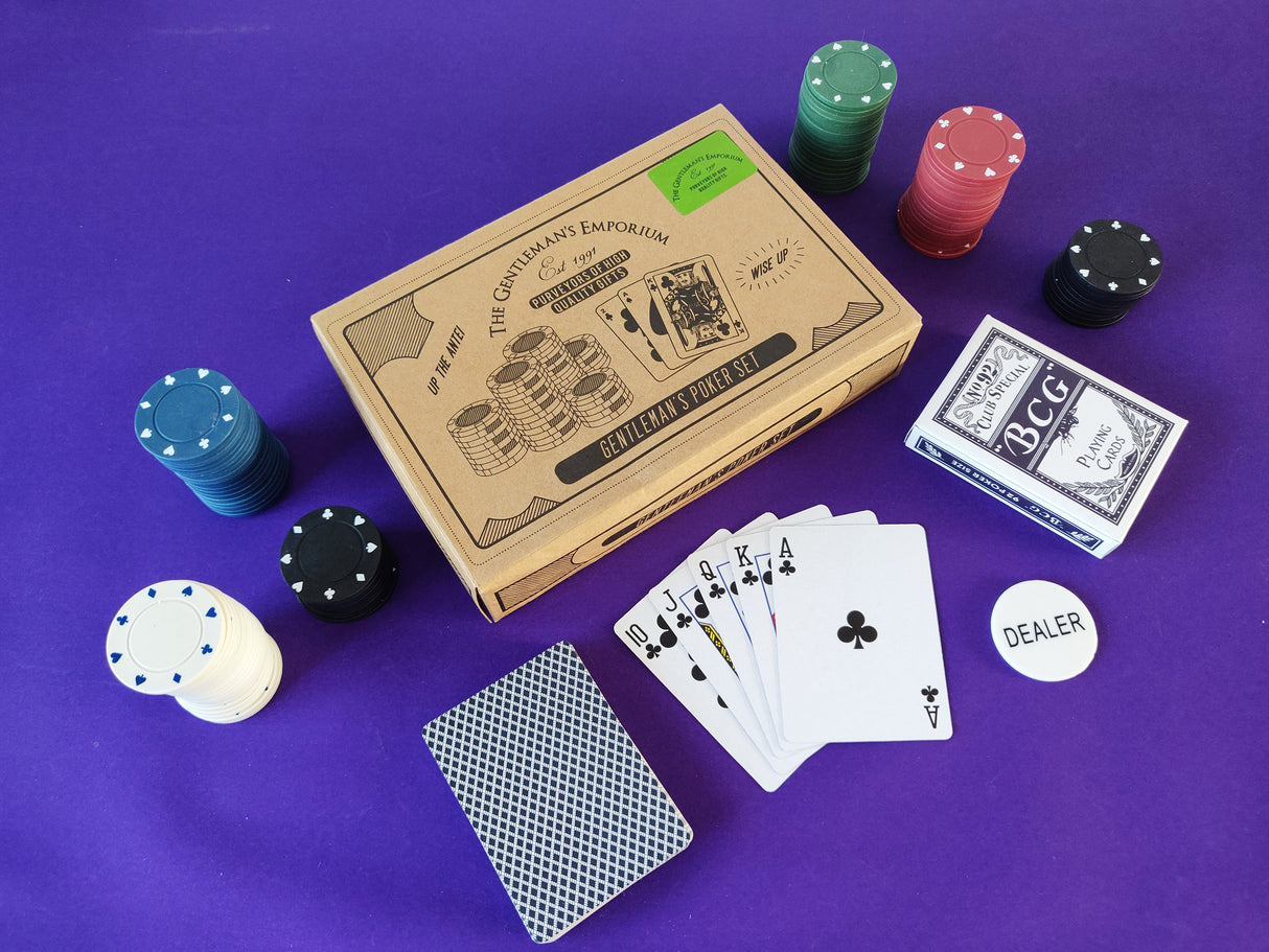 The Gentlemen’s Emporium - 100 Chip Poker Set