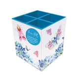 Square Pen Pot - Butterfly Design
