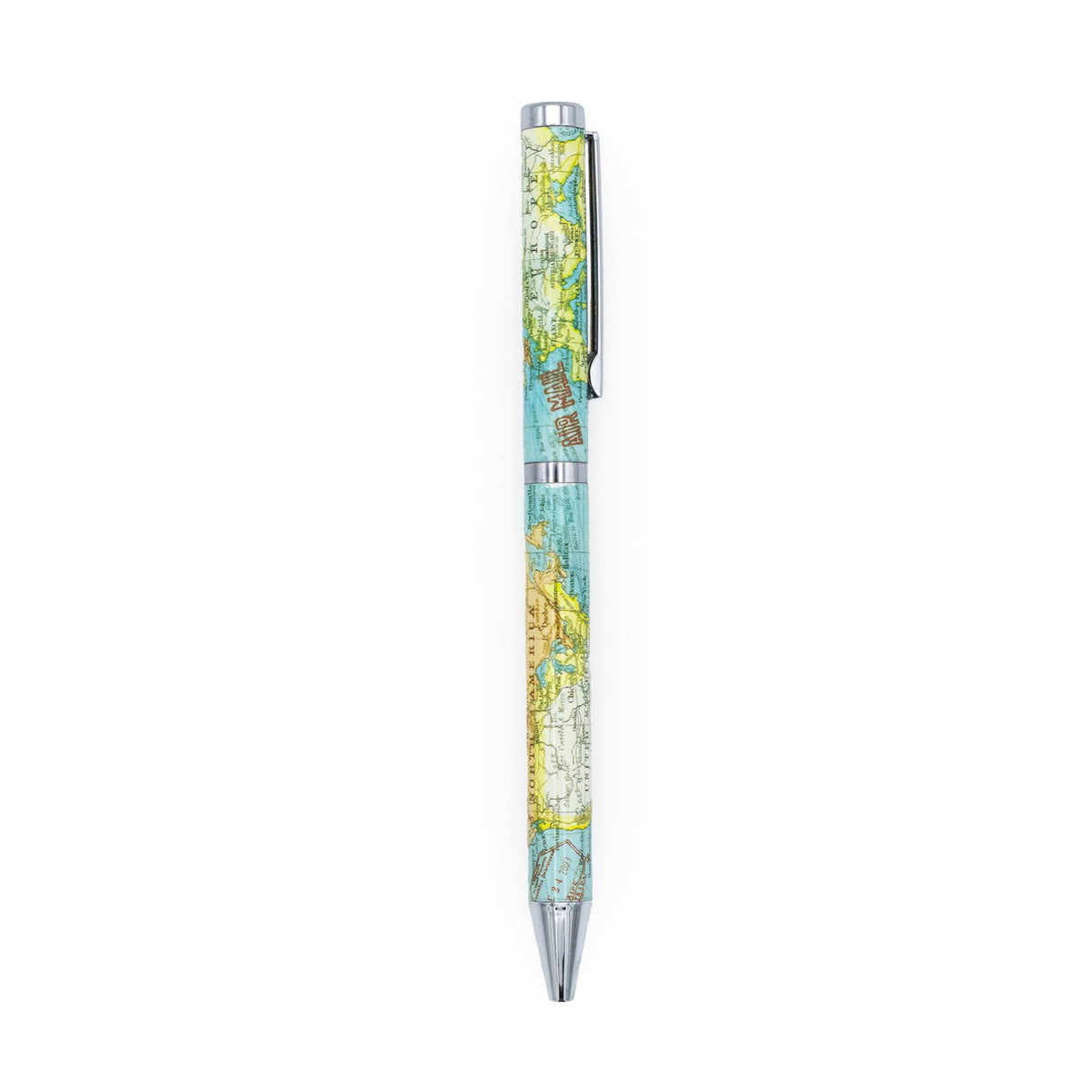Vintage Map Ballpoint Pen in Gift Box
