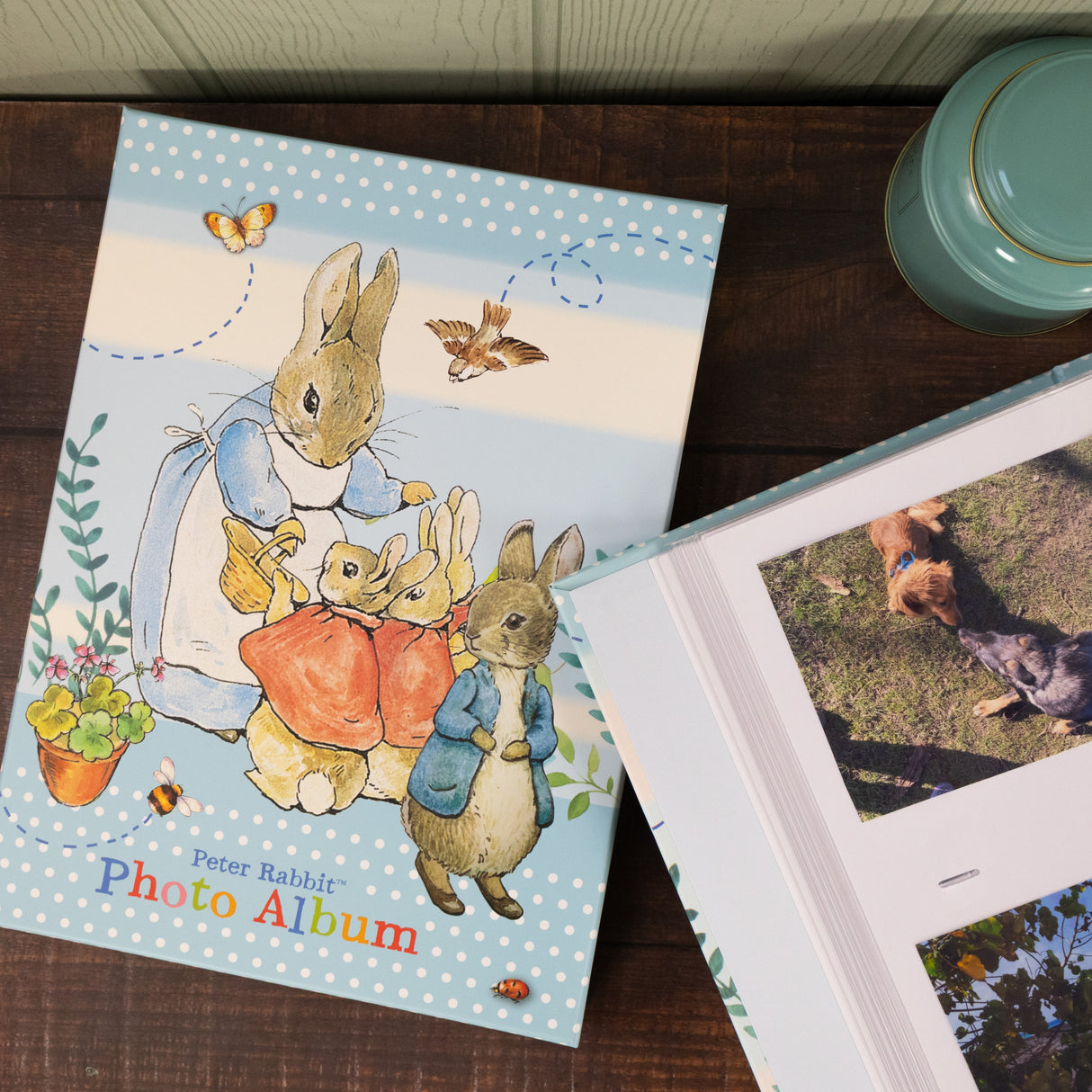 Peter Rabbit Portrait Photograph Album in Gift Box - Holds 100 Photos