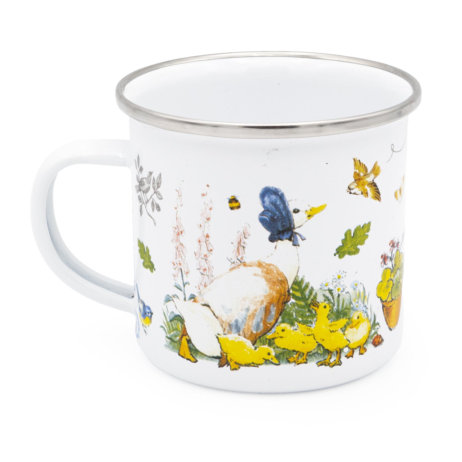 Jemima Puddle-Duck Enamel Mug - Classic Beatrix Potter Design