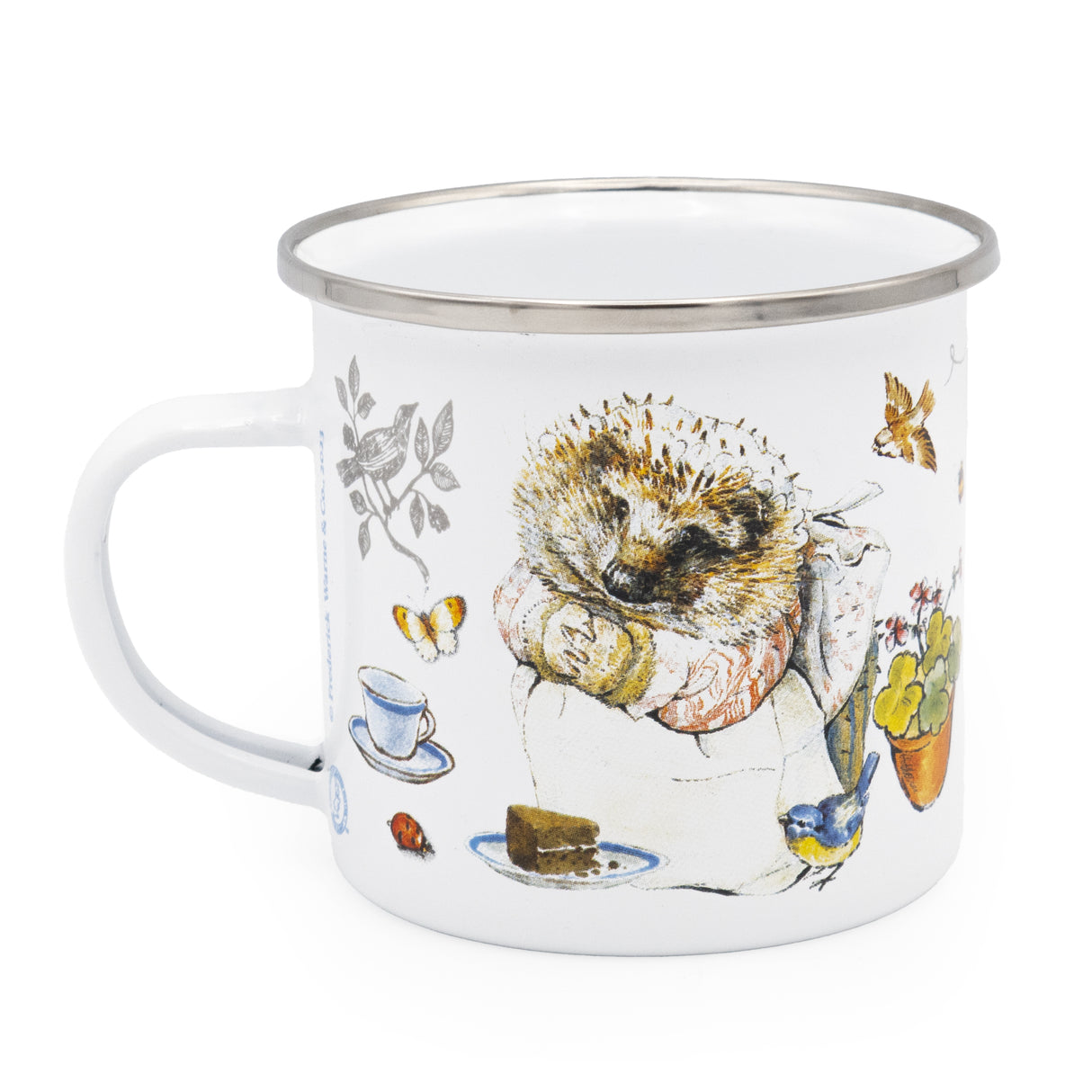 Mrs. Tiggy-Winkle Enamel Mug - Classic Beatrix Potter Design