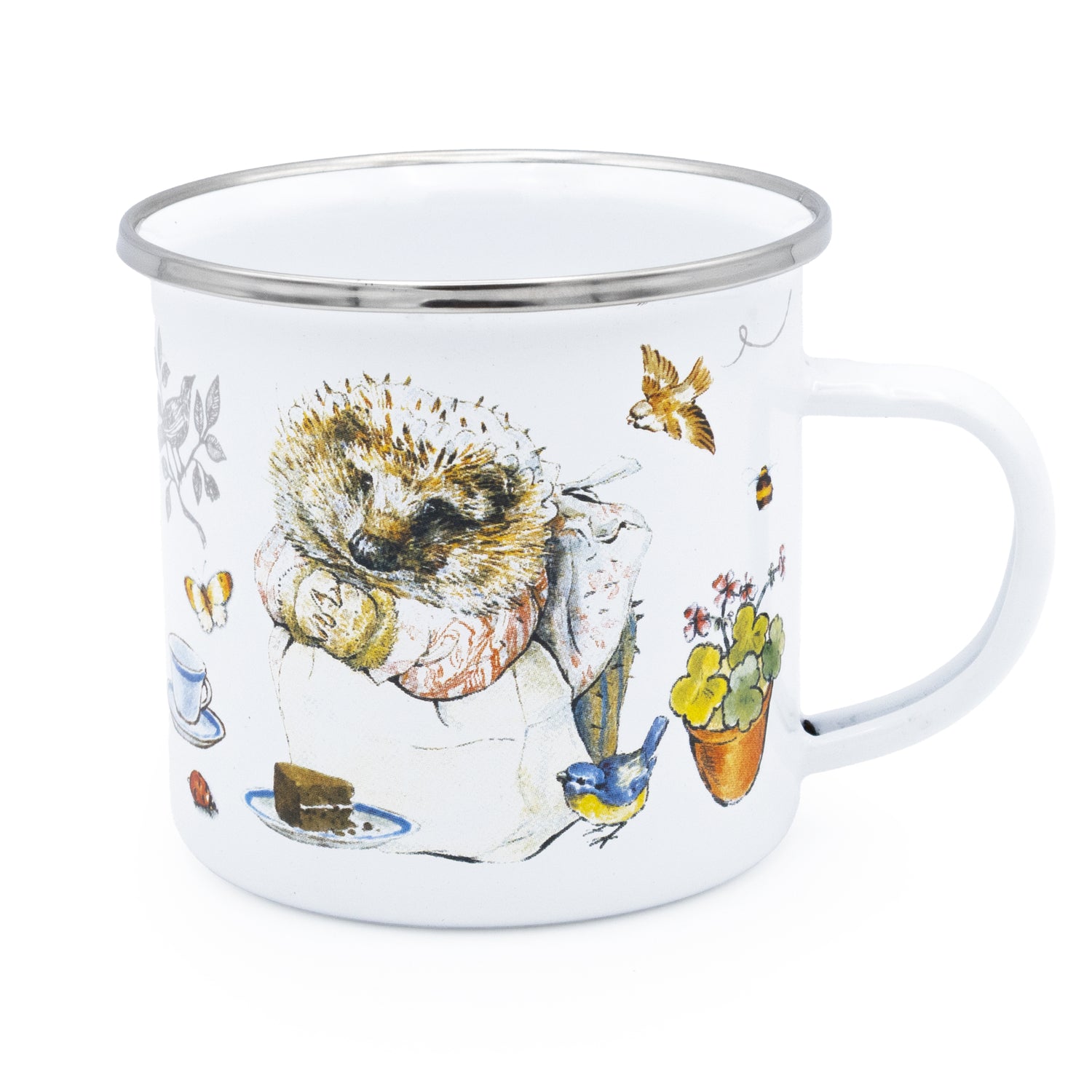 Mrs. Tiggy-Winkle Enamel Mug - Classic Beatrix Potter Design
