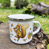 Squirrel Nutkin Enamel Mug