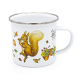 Squirrel Nutkin Enamel Mug - Classic Beatrix Potter Design