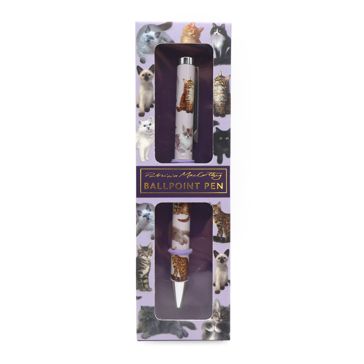 Patricia MacCarthy Cats Ballpoint Pen in Gift Box