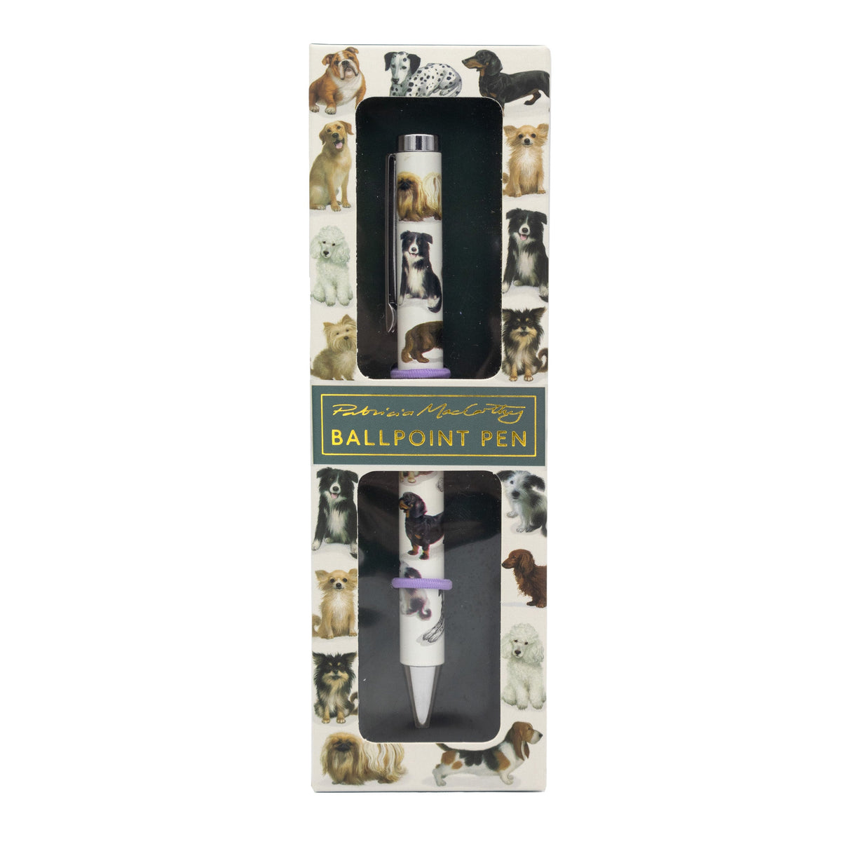 Patricia MacCarthy Dogs Ballpoint Pen in Gift Box