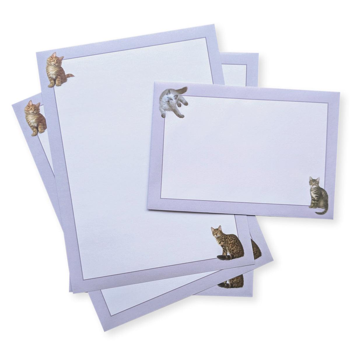 Patricia MacCarthy Writing Paper Set - Cats Design