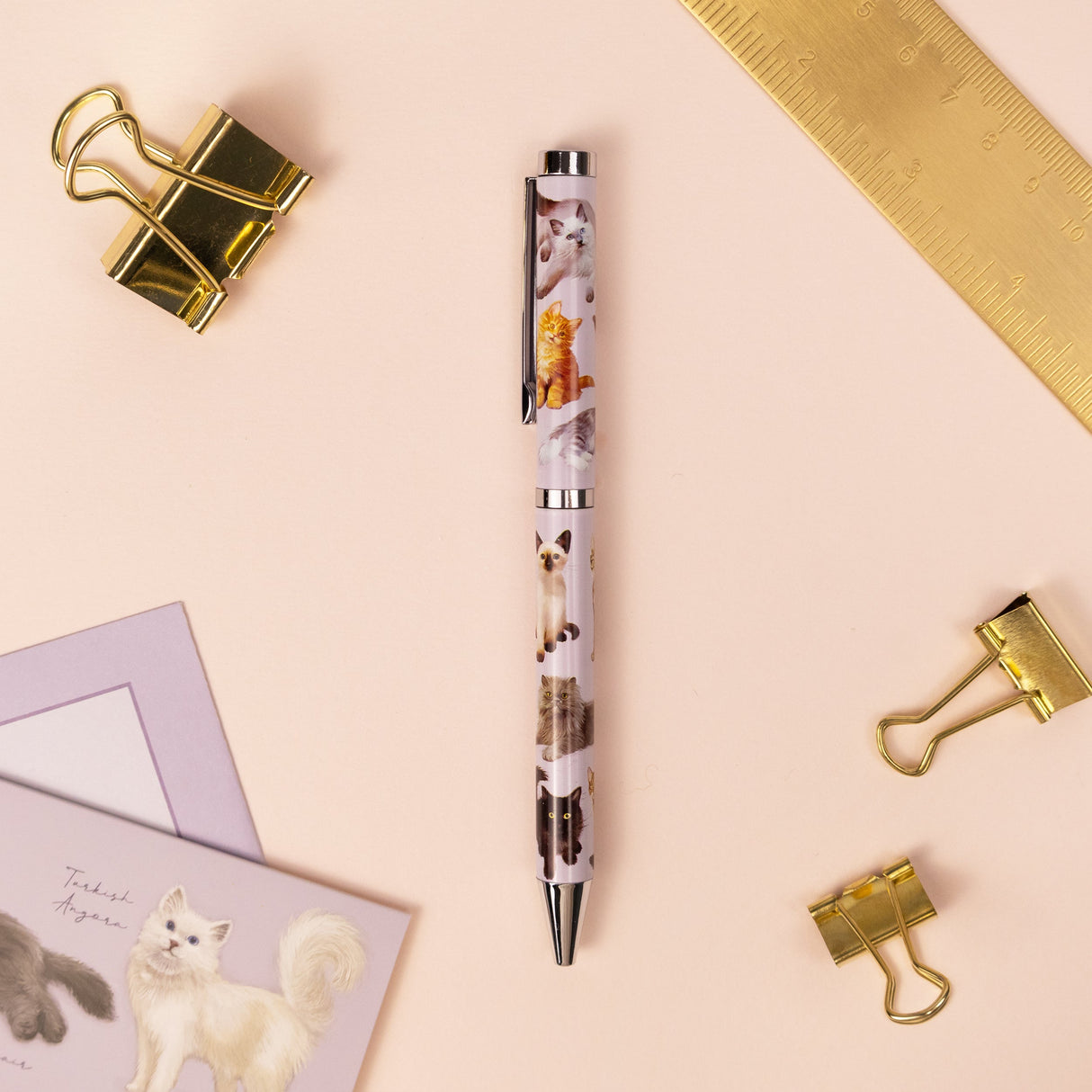 Patricia MacCarthy Cats Ballpoint Pen in Gift Box