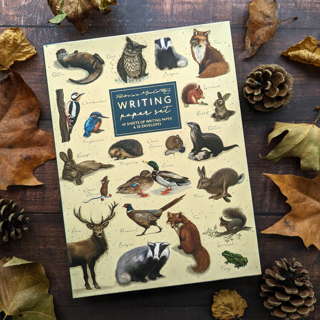 Patricia MacCarthy Writing Paper Set - Wildlife Design