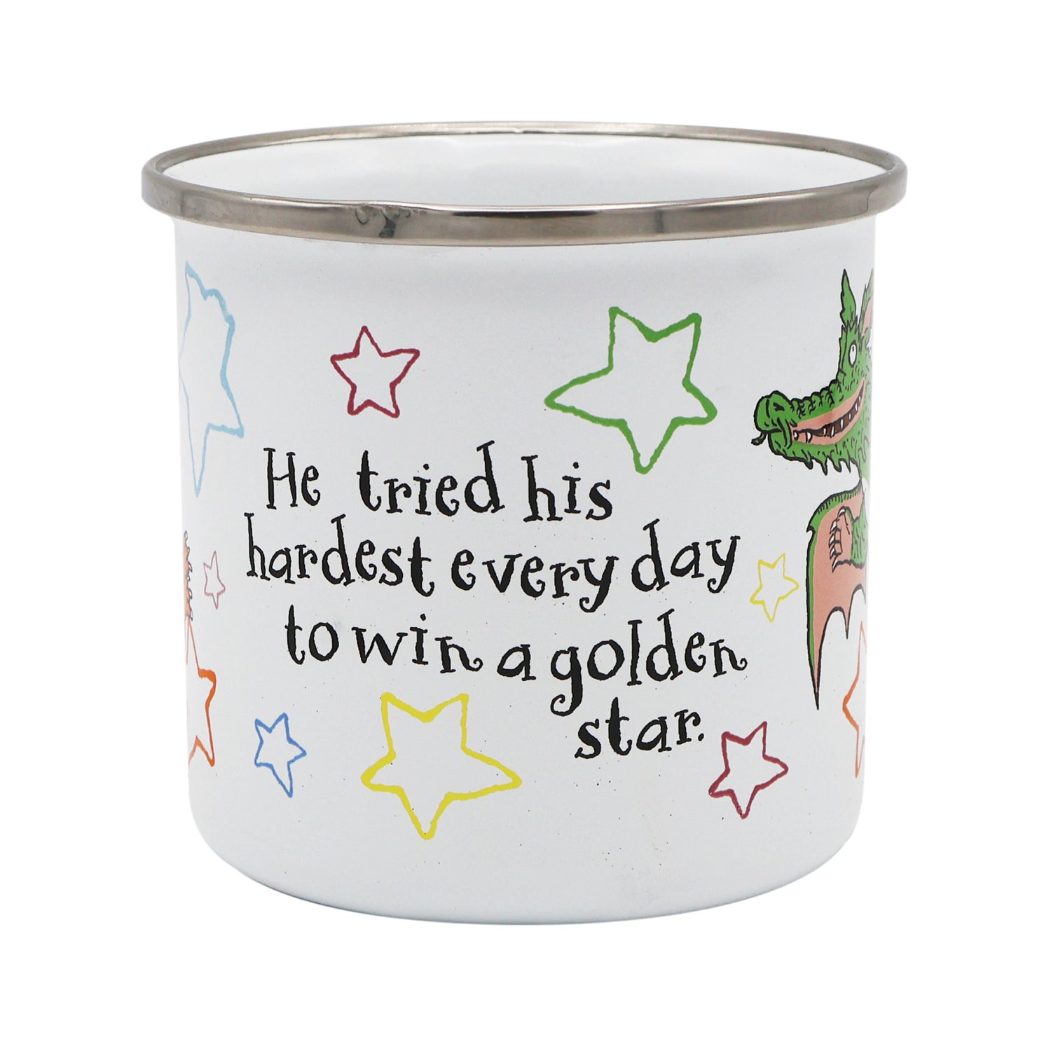 Zog Enamel Mug - Colourful Julia Donaldson Design