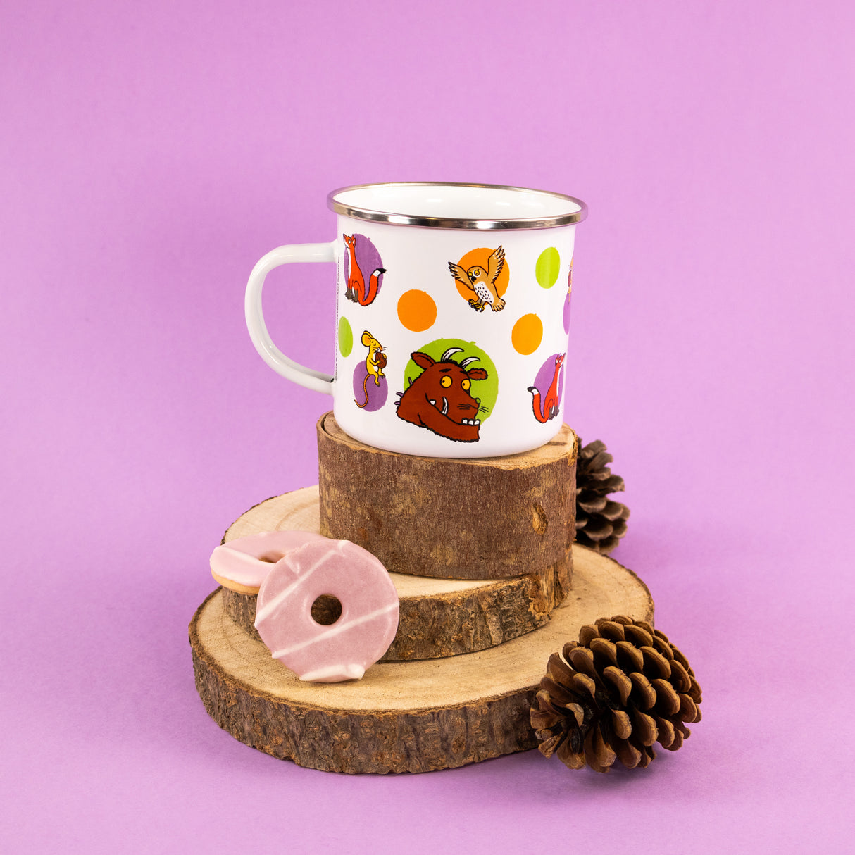 The Gruffalo Enamel Mug - Colourful Julia Donaldson Design