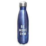 Metallic Hydration Bottle - “Be More Gym” 1L Sports Bottle