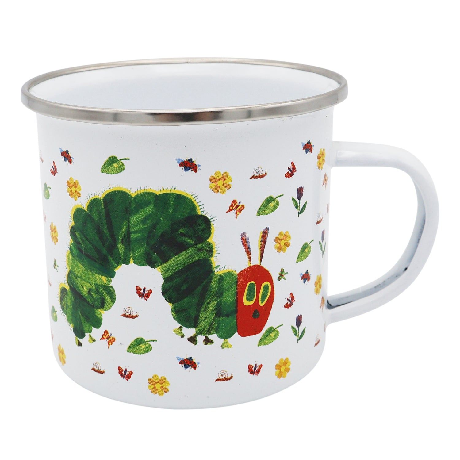 Very Hungry Caterpillar Enamel Mug - Colourful Eric Carle Design