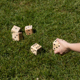 Giant Dice Game - Wooden Garden Game