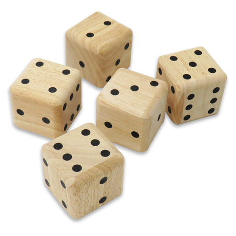 Giant Dice Game - Wooden Garden Game