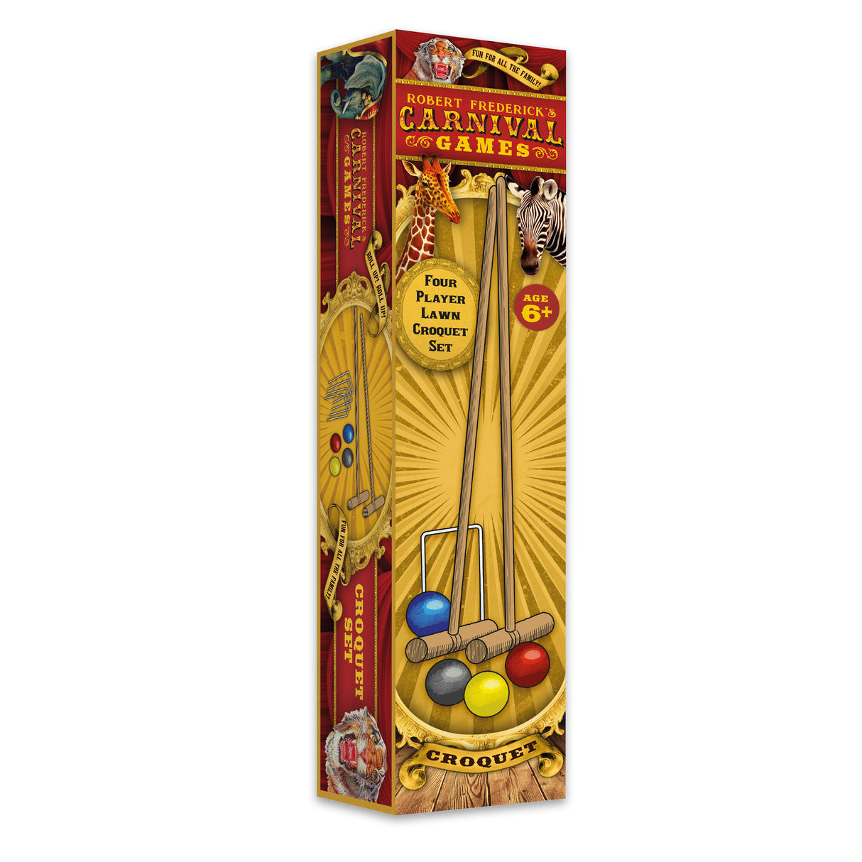 Traditional Wooden Croquet Set - Outdoor Garden Game