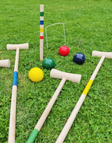 Traditional Wooden Croquet Set - Outdoor Garden Game