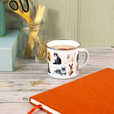 Patricia MacCarthy Cat Design Enamel Mug - Popular Cat Breeds