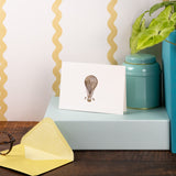 12 Notecards and Envelopes in Gift Box - Hot Air Balloon Design
