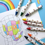 Elmer Set of 8 Jumbo Crayons