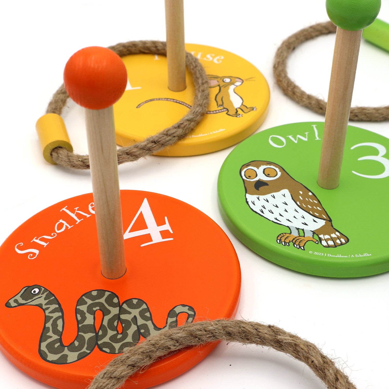 The Gruffalo Children's Wooden Ring Toss Game