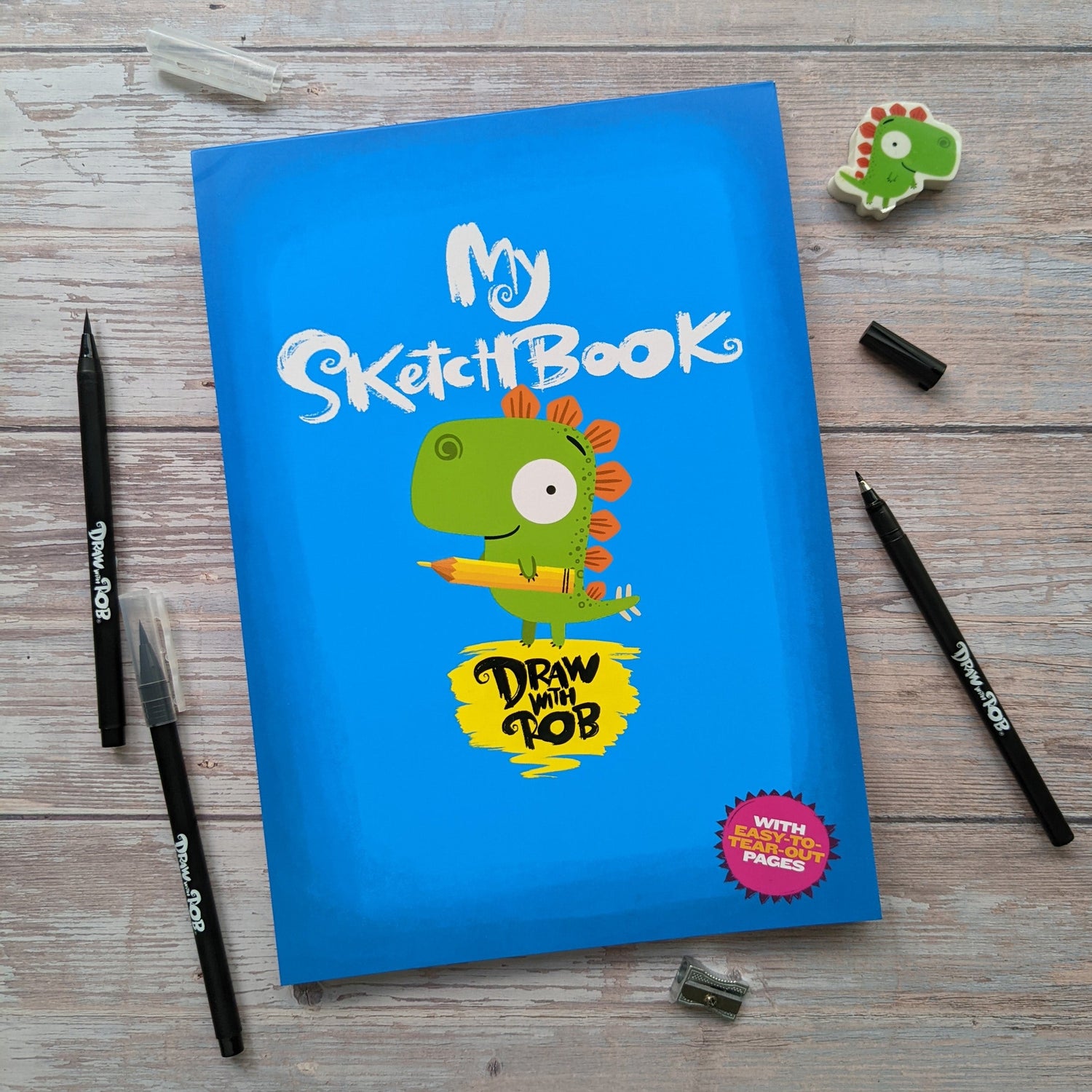 Draw with Rob A4 Artist Sketch Book