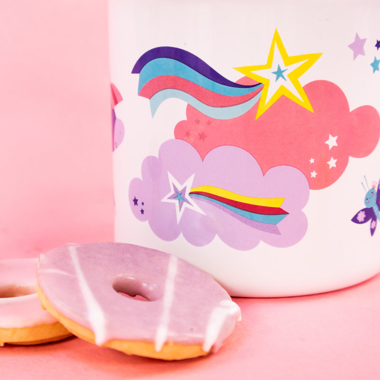 Magical Creatures Enamel Mug – Fantasy Design