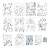 Magical Creatures Children's Colouring Set