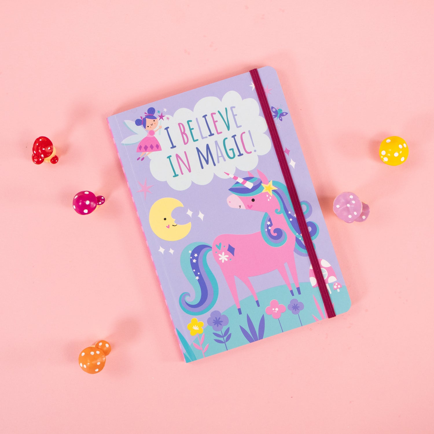A5 Soft Cover Notebook - Magical Creatures Design