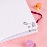 A5 Soft Cover Notebook - Magical Creatures Design