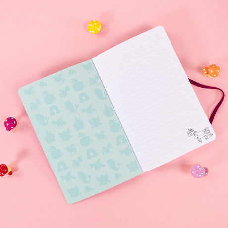 A5 Soft Cover Notebook - Magical Creatures Design