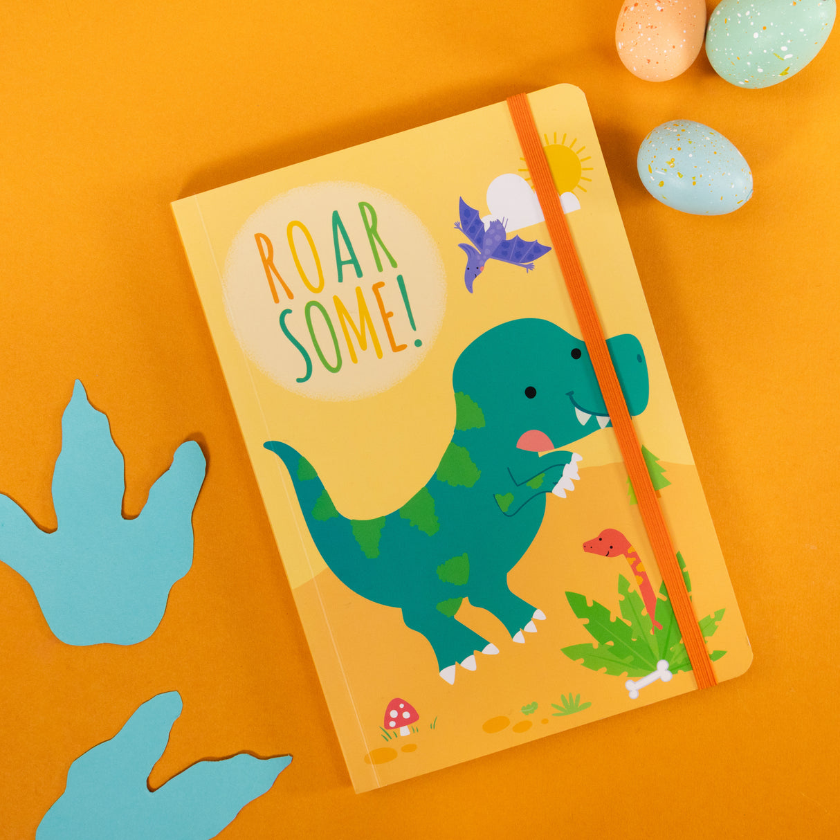 A5 Soft Cover Notebook - Dinosaur Design