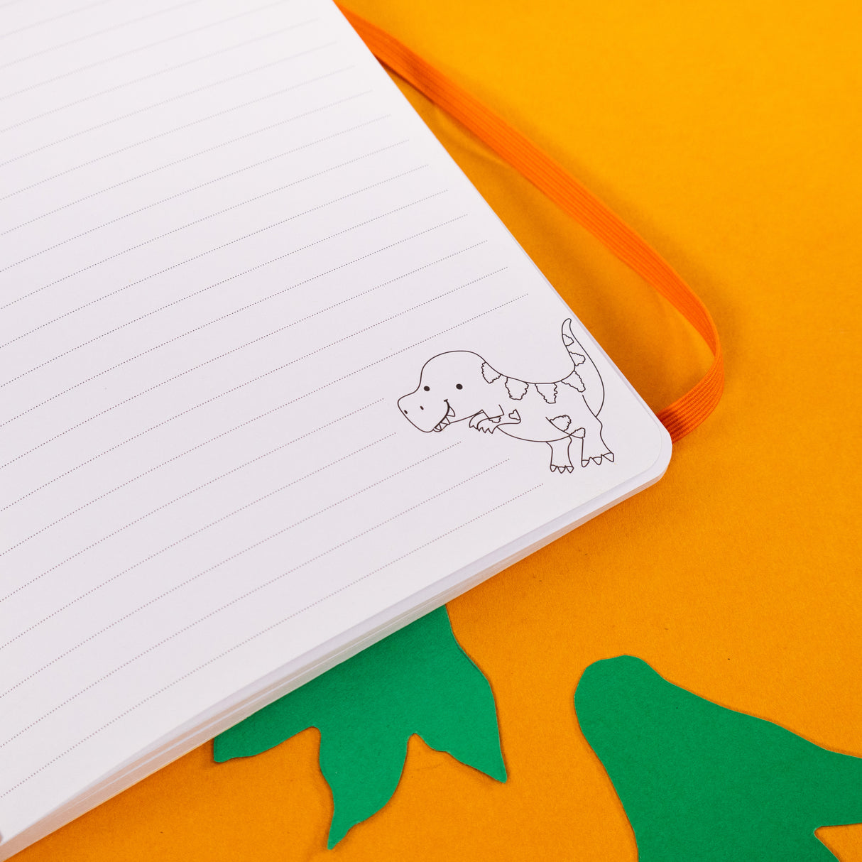 A5 Soft Cover Notebook - Dinosaur Design
