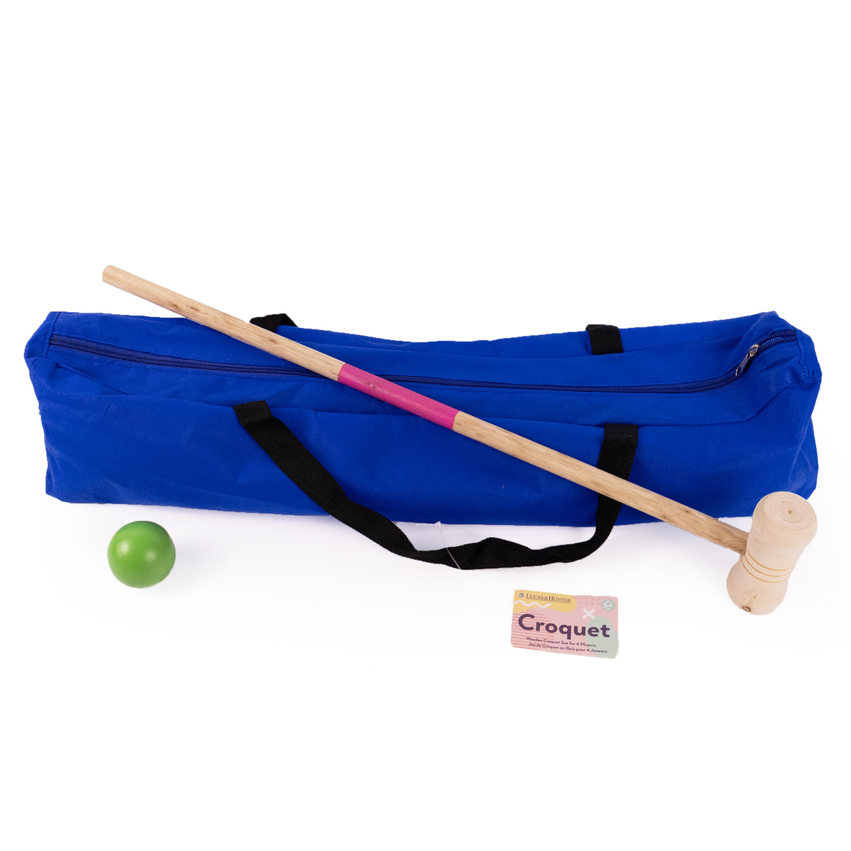 Traditional Wooden Croquet Set - Outdoor Garden Game