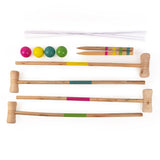 Traditional Wooden Croquet Set - Outdoor Garden Game