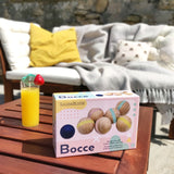 Traditional Bocce Game - Wooden Garden Bowls Set