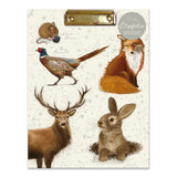 British Wildlife Clipboard Folder - A4 Notepad Organiser