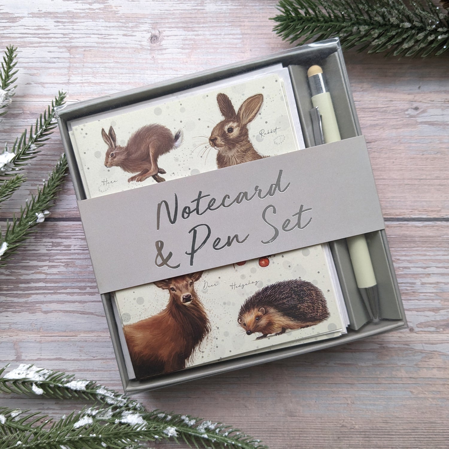 British Wildlife Notecard & Pen Gift Set