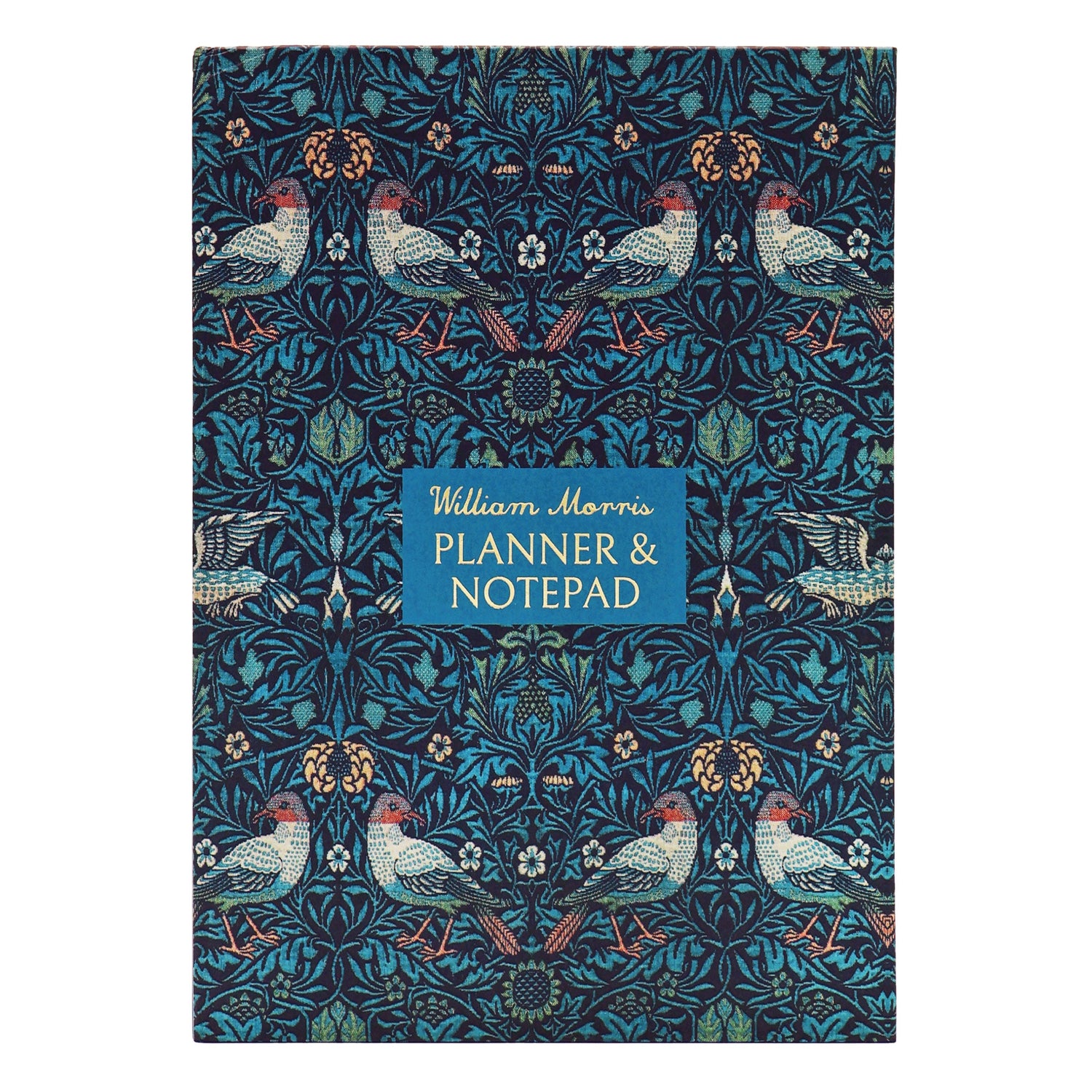 William Morris Birds A5 Planner & Notepad With Sticky Notes