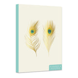 Peacock Feathers A5 Planner & Notepad With Sticky Notes