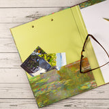 Monet Waterlilies Clipboard Folder with A4 Notepad