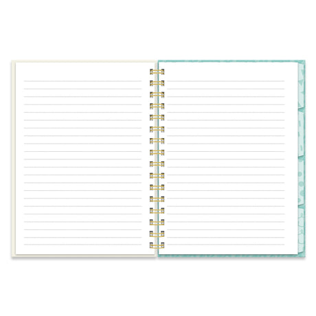 Peacock Feathers A5 Notebook With Dividers