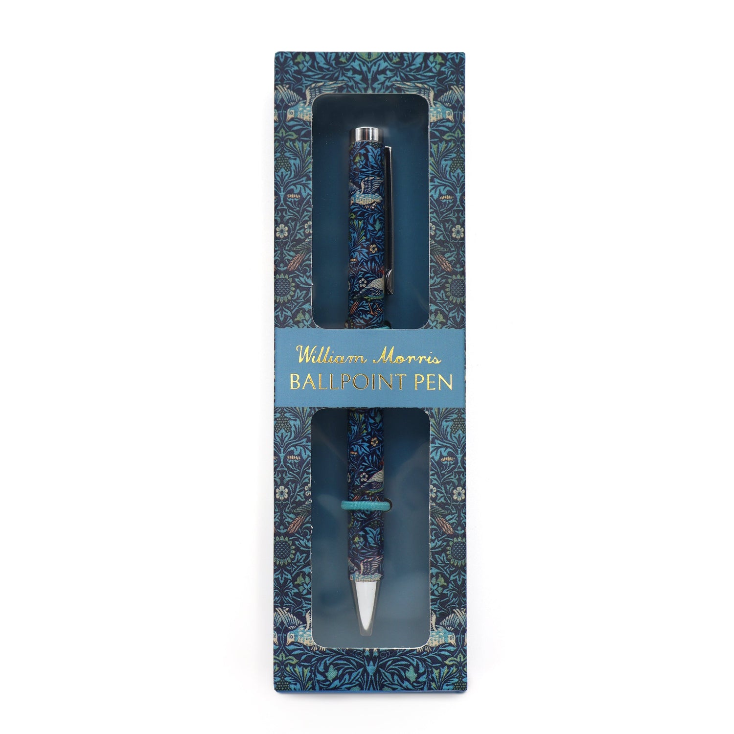 William Morris Birds Ballpoint Pen In Gift Box