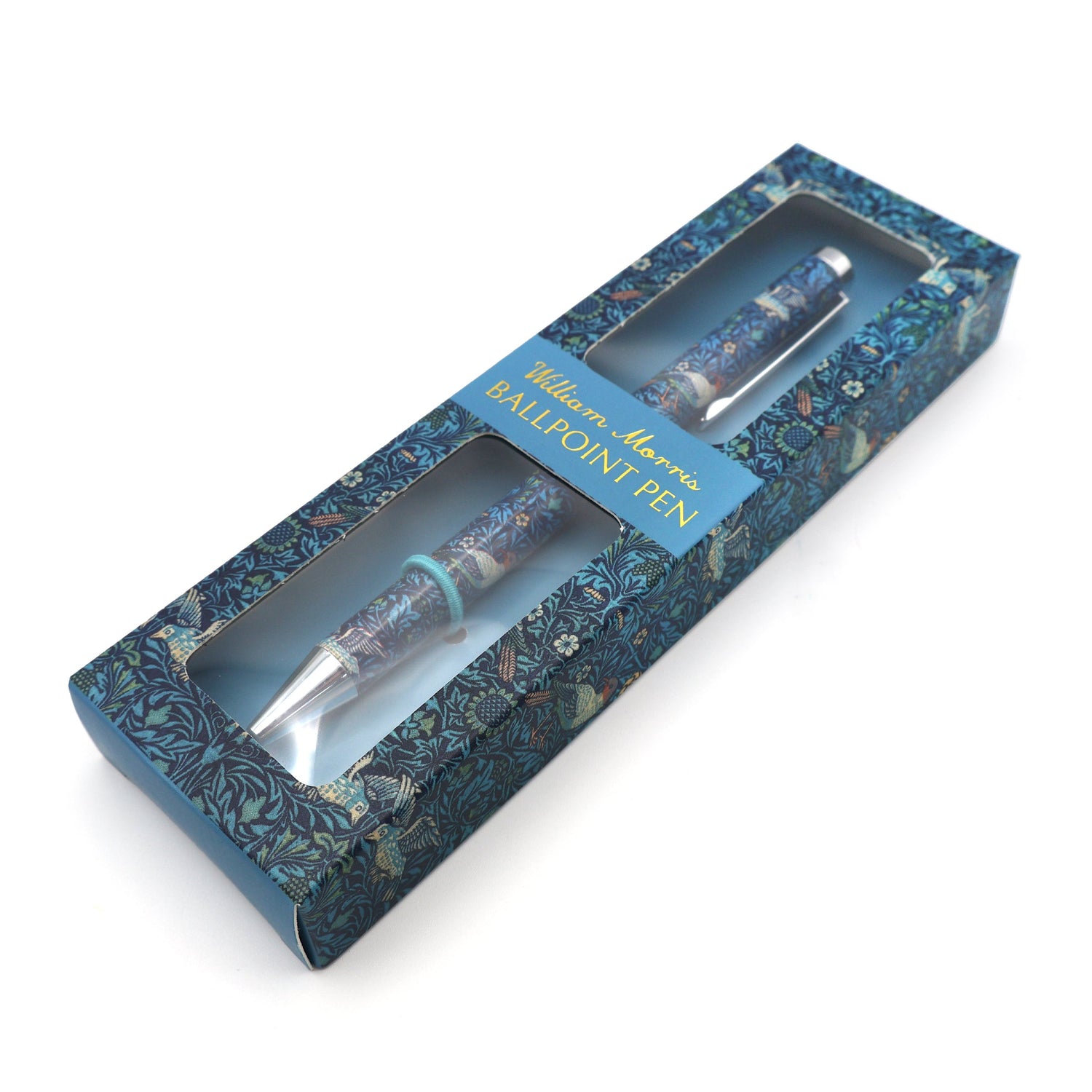 William Morris Birds Ballpoint Pen In Gift Box